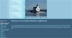 Desktop Screenshot of esopusmeadowslighthouse.org