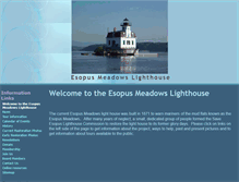 Tablet Screenshot of esopusmeadowslighthouse.org
